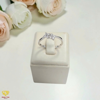 Nhẫn nữ vàng trắng (mã NN 7710)